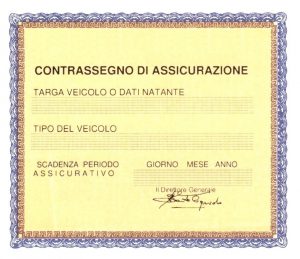 Certificato Assicurazione